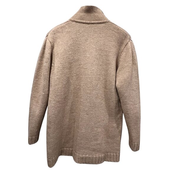 Lauren Ralph Lauren Camel Hair Wool Cardigan, Tan, S - Picture 2 of 11